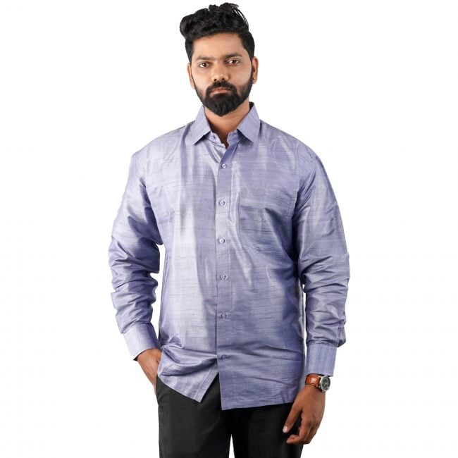 Purple Silk Shirt (44)