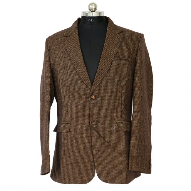 Handloom Woolen Plain Coat (44)