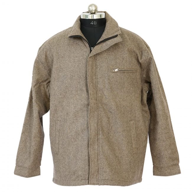 Handloom Woolen Twill Weave Jacket (44)