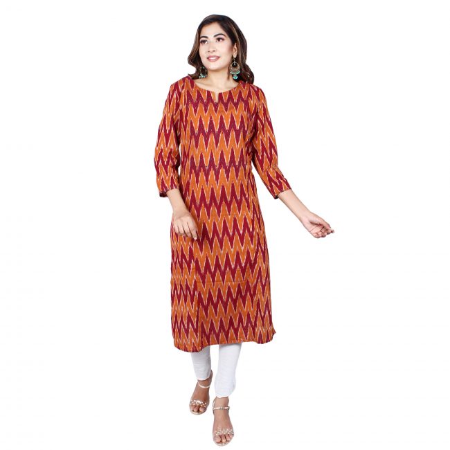 Cotton Kurta with Kantha work - L