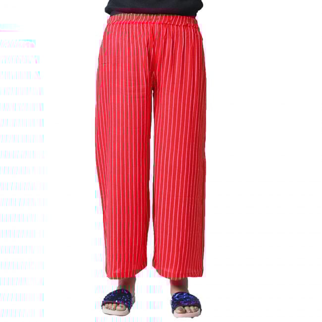 Handloom Cotton Strip Plazo