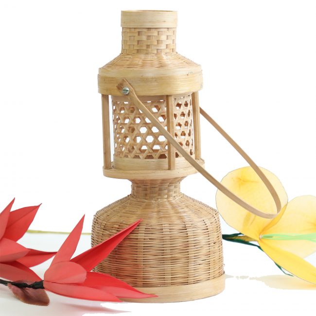 Table Lamp Cane Bamboo