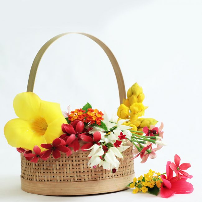 Handmade Multitasking Bamboo Basket / Saji
