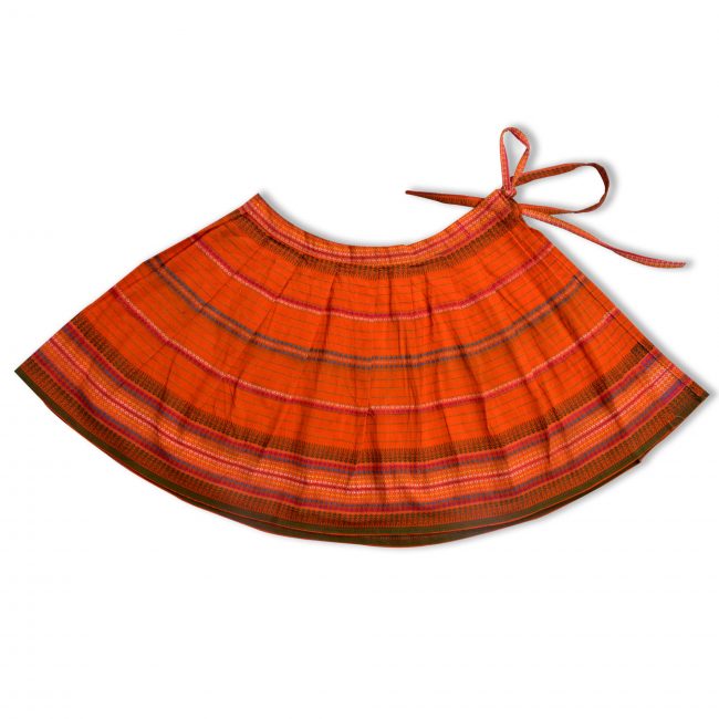 Handwoven Orange Skirt