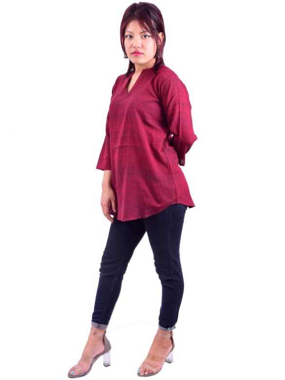 Handwoven Pure Cotton Top for Women
