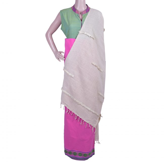 Handwoven Pure Eri Silk Stole