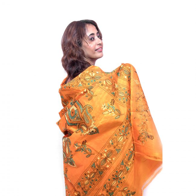 Handwoven Tussar Silk Saree