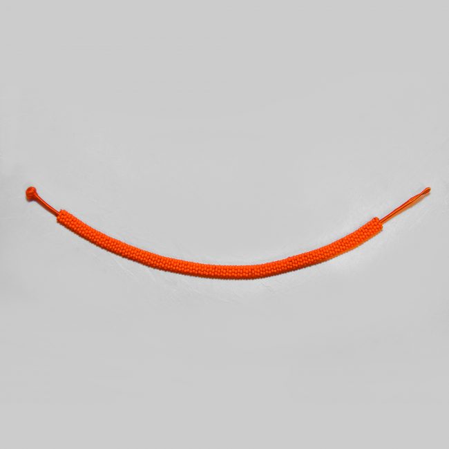 Handcrafted Orange Necklace