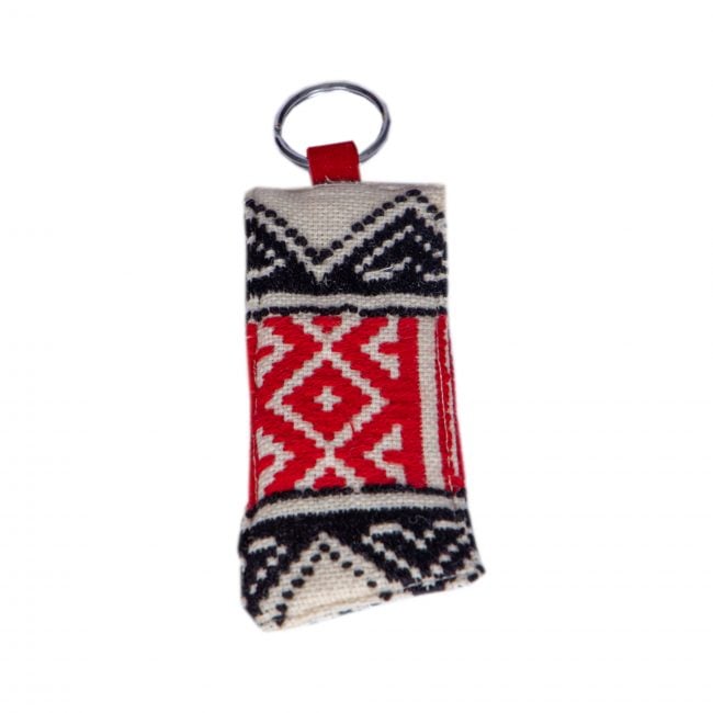 Toda Embroided Key Chain