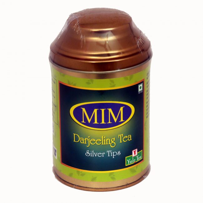 TEA ROUND CADDY 100 Grams:WB (MIM) ORG