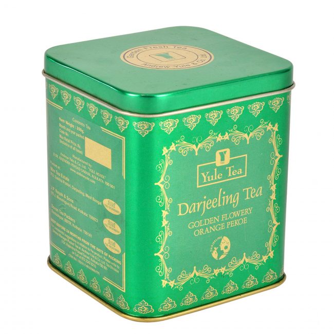 TEA SQUARE CADDY 125G:WB (MIM) ORG