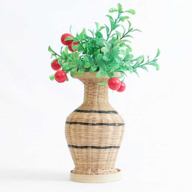 Handmade Flower Bamboo Vase