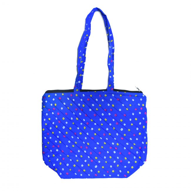 Cotton & Sponge Blue Purse