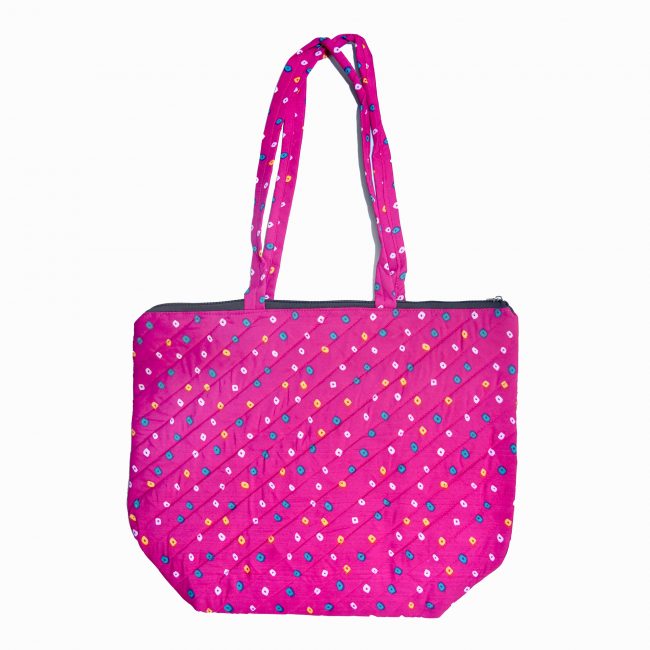Cotton & Sponge Pink Purse
