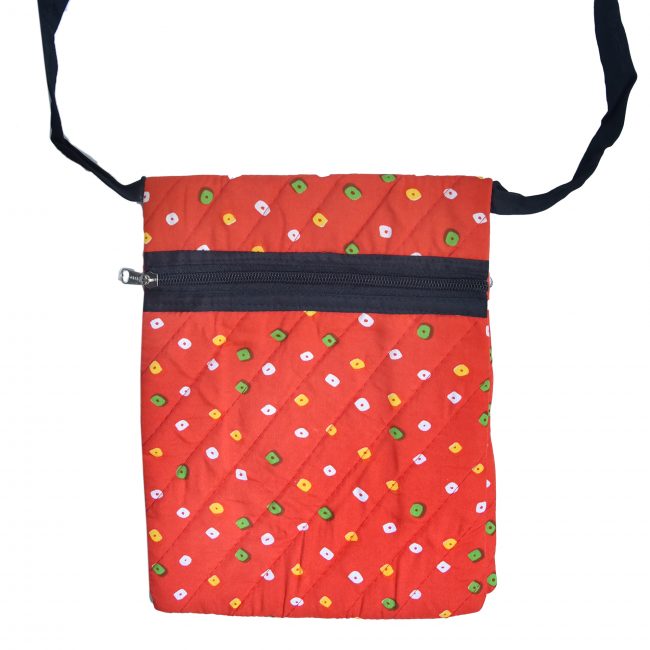 Cotton & Sponge Red Purse