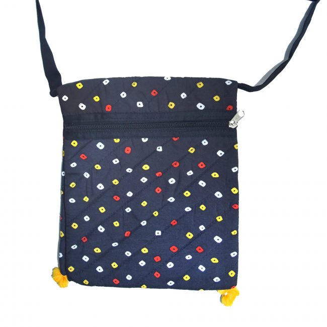 Cotton & Sponge Black Purse