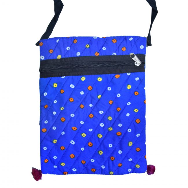 Cotton & Sponge Blue Purse