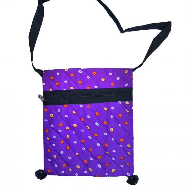 Cotton & Sponge Purple Purse