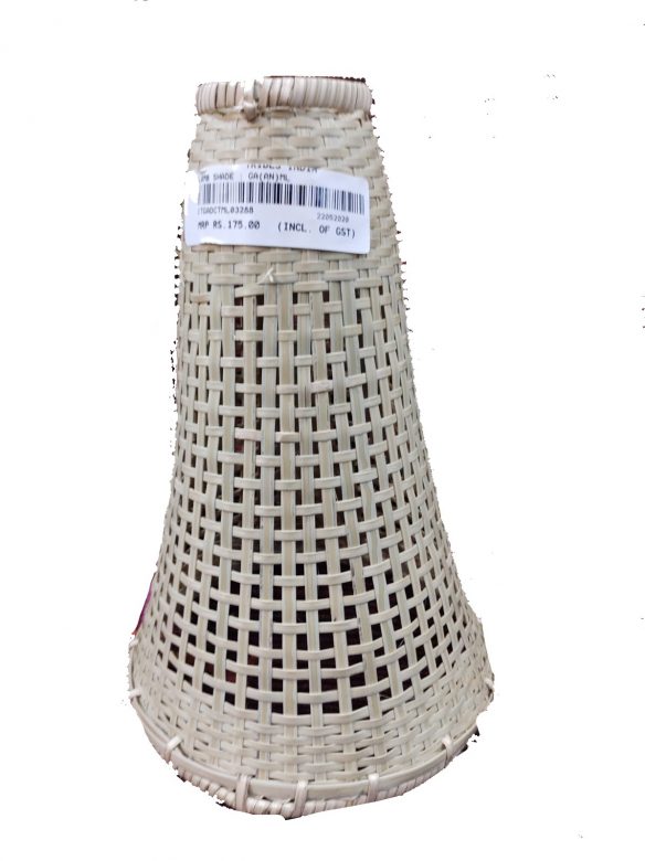 Handmade Lamp Shaped Bamboo Piece