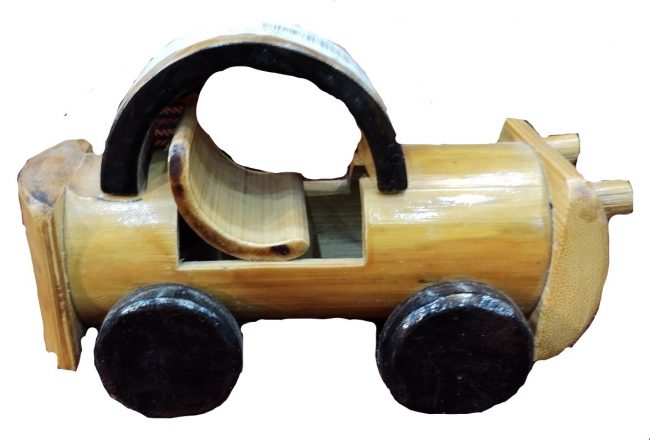 Handmade Bamboo Car Toy By Naga Tribes