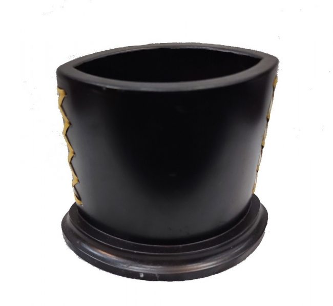 Handmade Bamboo Oval Pen Stand By Assamese Tribe