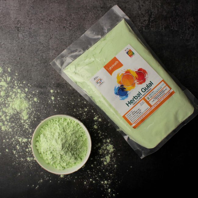Green Herbal Gulal (200 Grams)