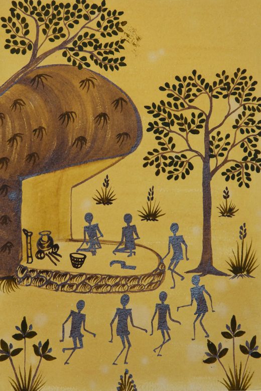 Handcrafted Canvas Kurumba Painting