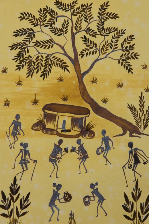 Handcrafted Canvas Kurumba Painting