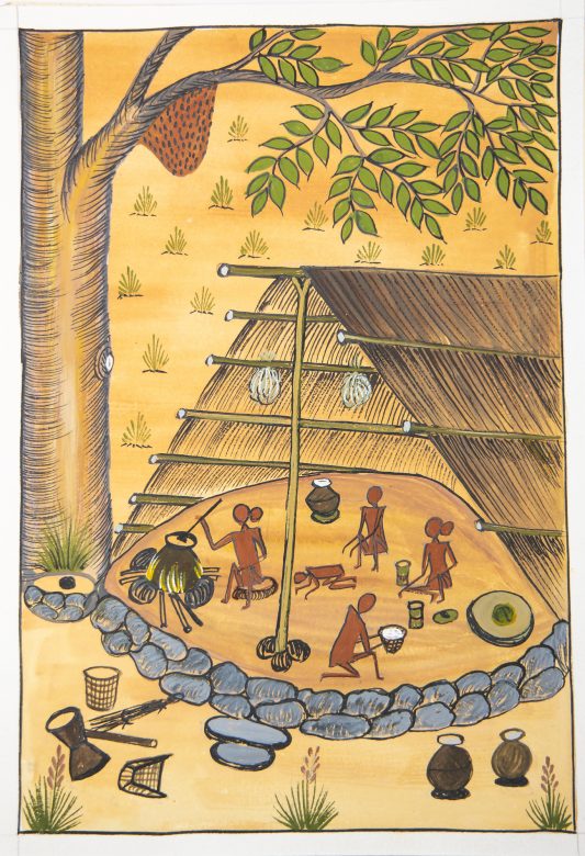 Handcrafted Canvas Kurumba Painting