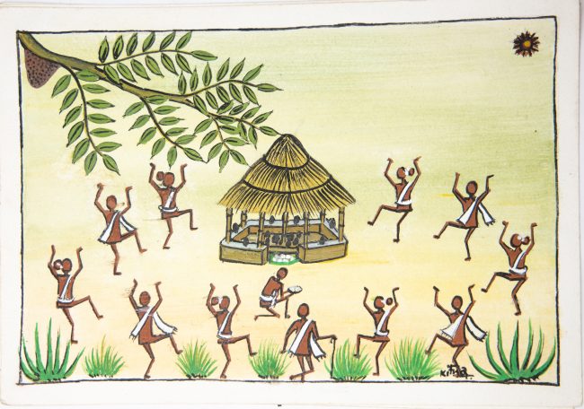 Handcrafted Canvas Kurumba Painting