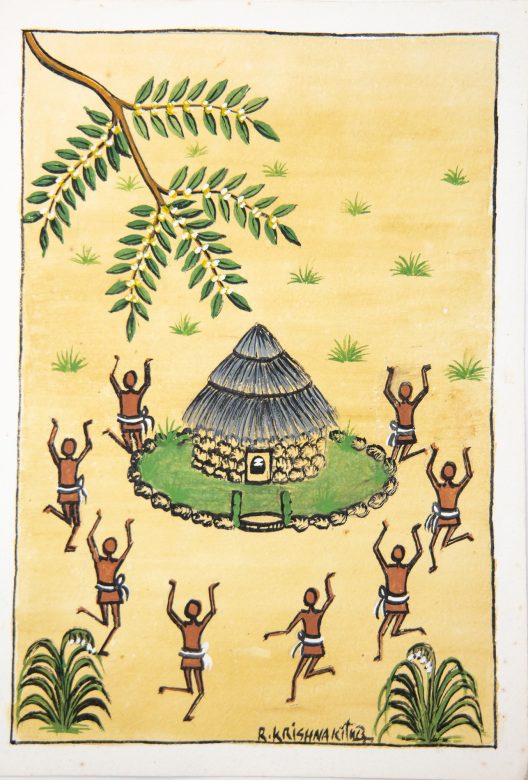 Handcrafted Canvas Kurumba Painting