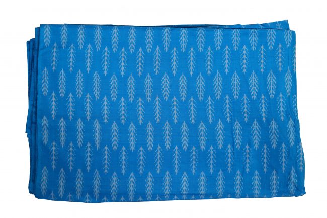 Cotton Silk Running Fabric Standard Size Sky Blue (2.5 Meters)