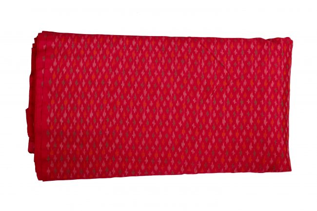 Cotton Silk Running Fabric Standard Size Pink (2.5 Meters)