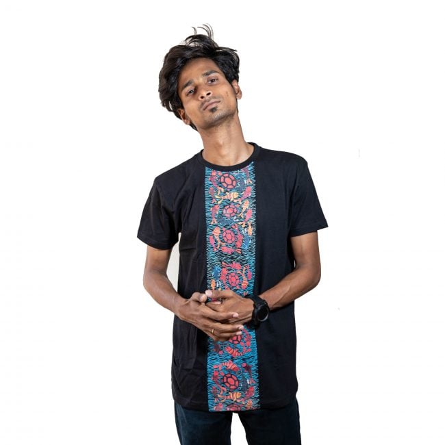 Cotton Round Neck Half Sleeve Printed Tshirt - XXL