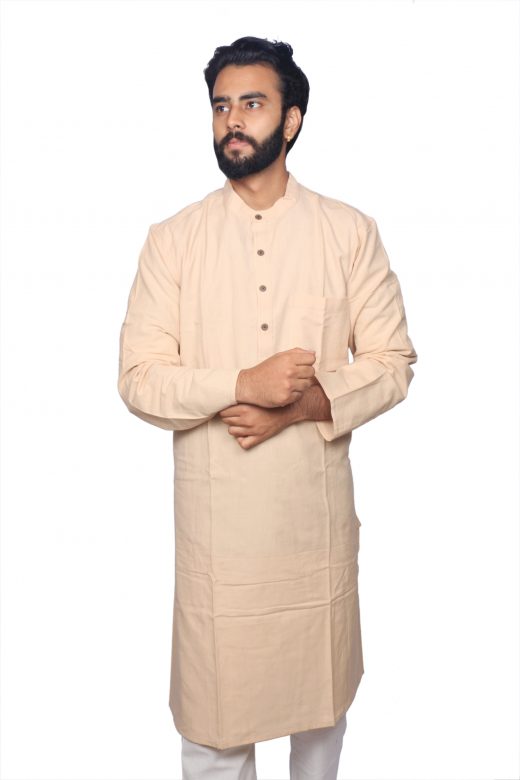 Cream Long Kurta