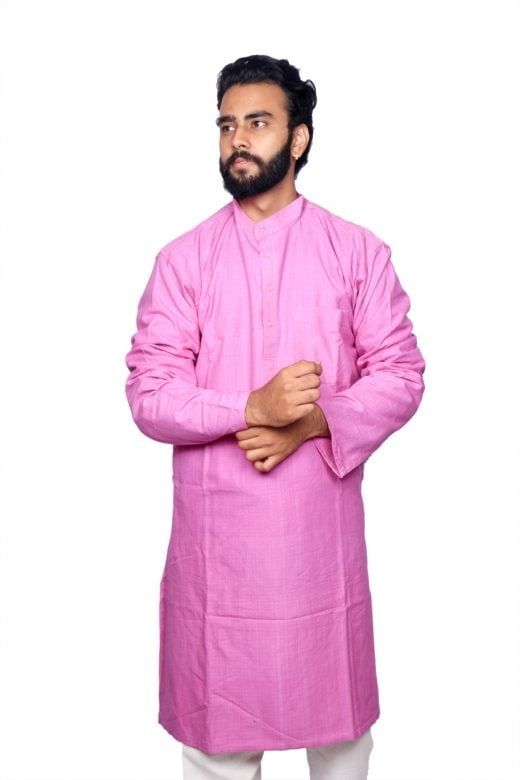 Pink Long Kurta