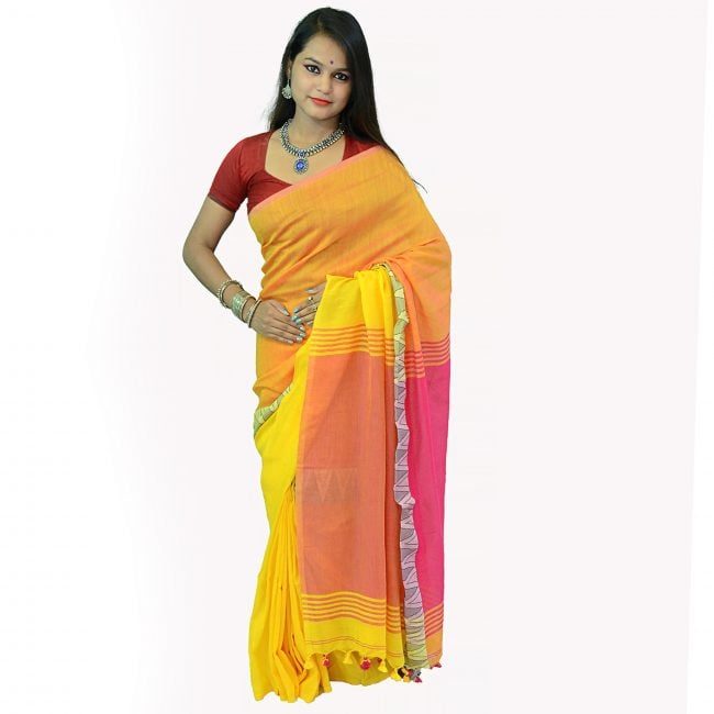 Handwoven Cotton Saree
