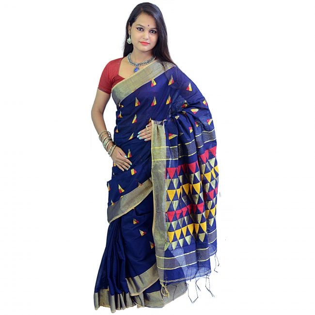 Handwoven Cotton Saree