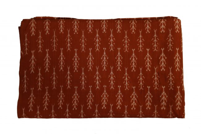 Raw Silk Dress Material Fabric Standard size Brown (2.5 Meters)