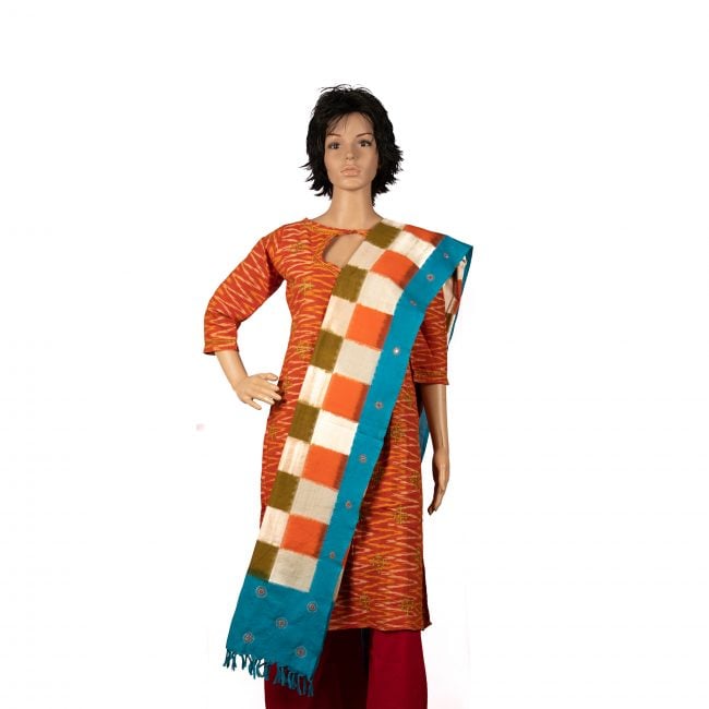 Tribes India Pochampally Ikkat Cotton Dupatta