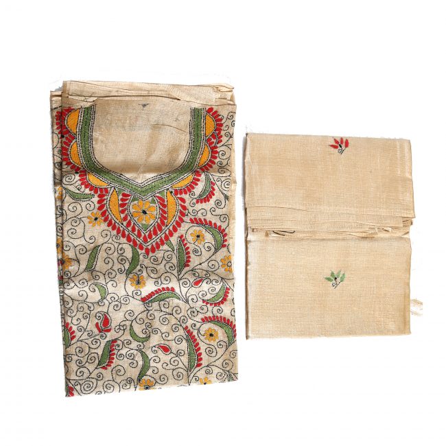 Handwoven Dress Material cum Dupatta