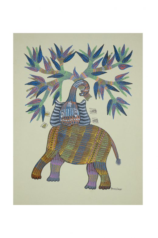 Handmade Multicolor Gond Paper Painting