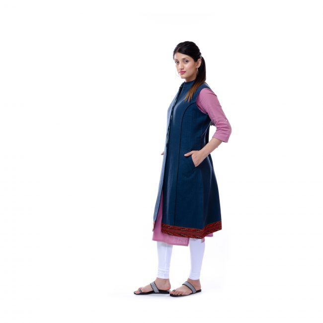 Handwoven Green Coat