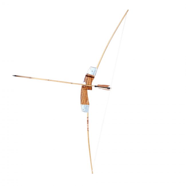 Bamboo Cane Bow with 02 PC Arrow For Wall Decor Size 43