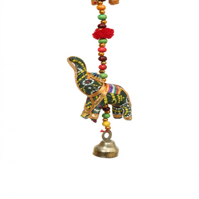 Handmade Elephant Latkan Wall Hanging
