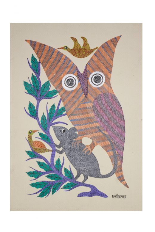 Handmade Multicolor Gond Paper Painting