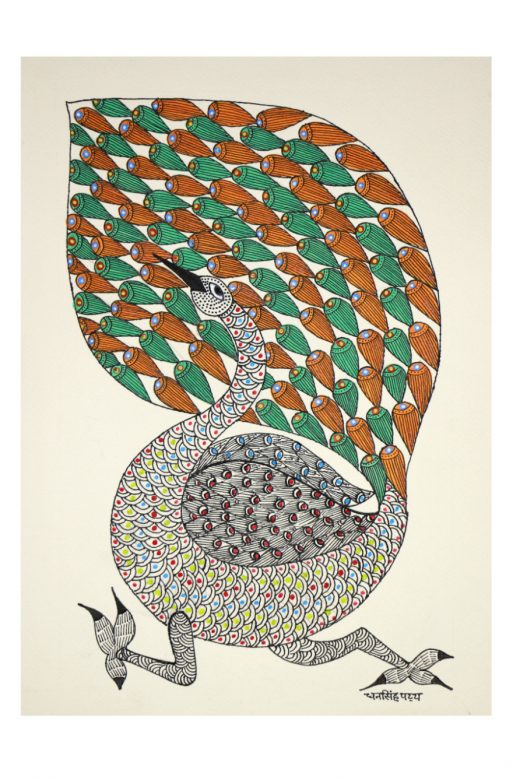 Handmade Multicolor Gond Paper Painting