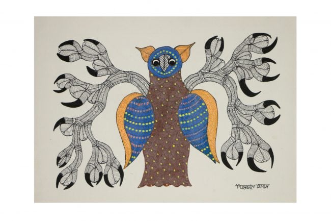 Handmade Multicolor Gond Paper Painting