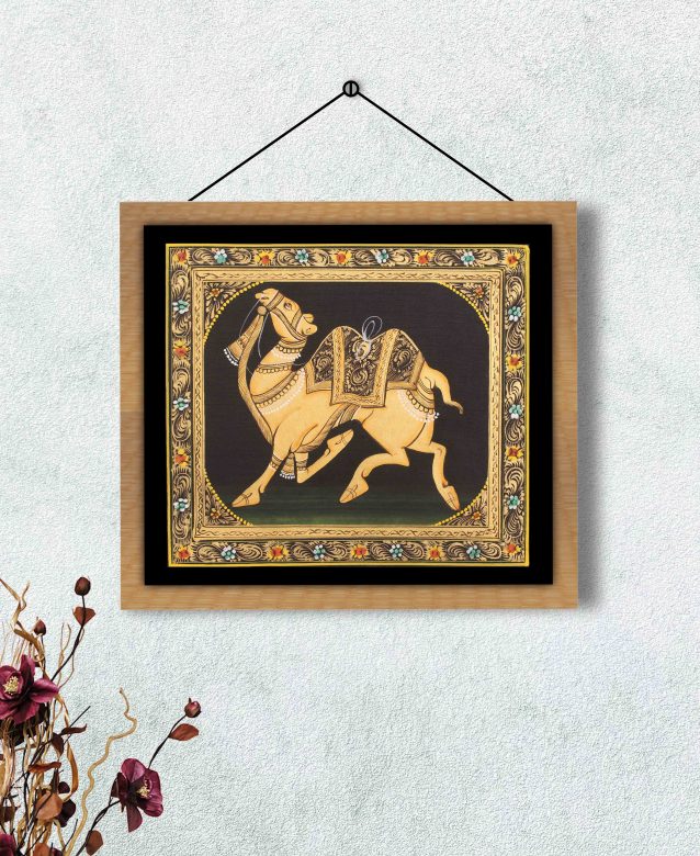 Handmade Camel Silk Miniature Painting