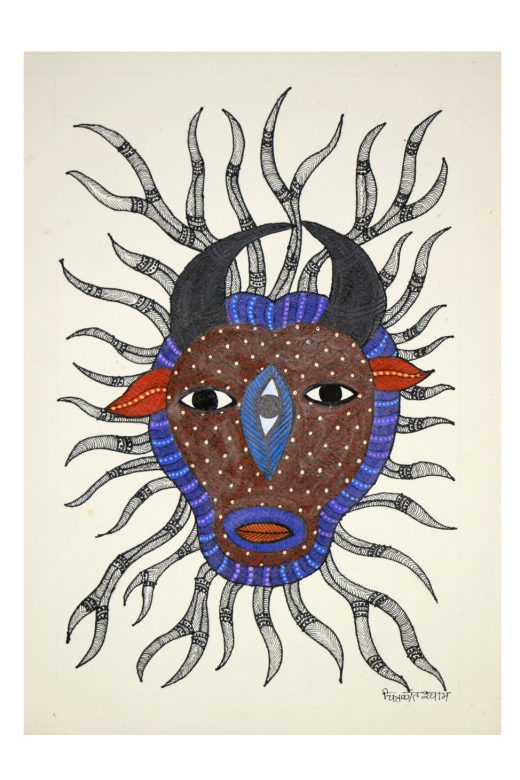 Handmade Multicolor Gond Paper Painting